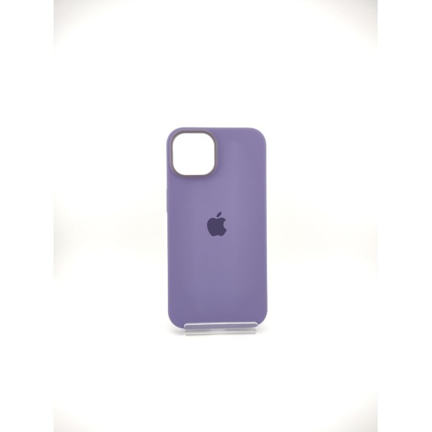 Чохол Silicone Case with MagSafe для Apple iPhone 14 (Ірис)
