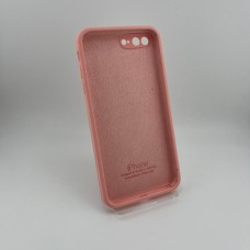 Силіконовий Чохол Оригінал Квадратний RoundCam для Apple iPhone 7 Plus  /  8 Plus (36) Кенді Рожевий