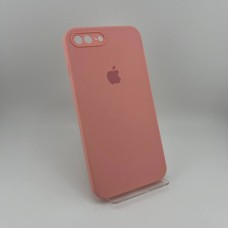 Силіконовий Чохол Оригінал Квадратний RoundCam для Apple iPhone 7 Plus  /  8 Plus (36) Кенді Рожевий
