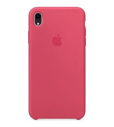 Чехол Silicone Case Apple iPhone XR (Hibiscus Pink)
