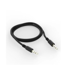 Кабель Rivex AUX 3,5мм / 3,5мм (B Клас) (1м) (Чорний) Кабель Rivex AUX 3,5мм / 3,5мм (B Клас) (1м) (Чорний)