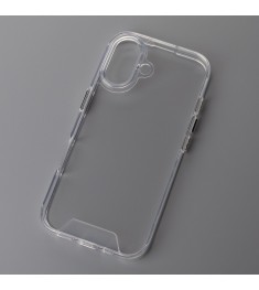 Силіконовий чохол Space Case Premium для Apple iPhone 16 Plus (Прозорий)