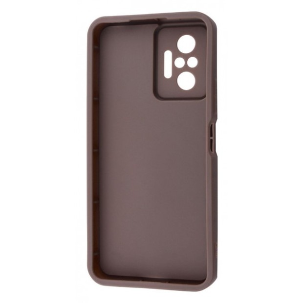 Чохол Pretty Things Case Xiaomi Redmi Note 10 Pro (Чорний / Пухнастий Білий)