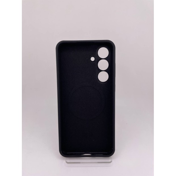 Чехол Silicone Case with MagSafe Samsung Galaxy S25 FE (Чёрный)