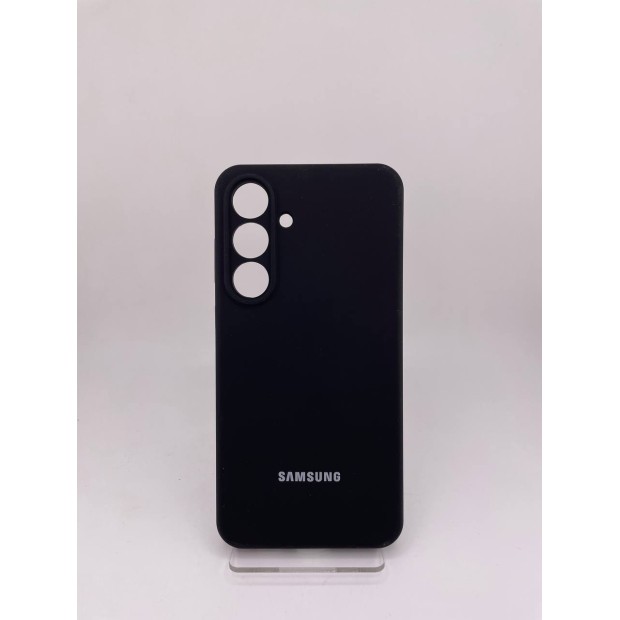 Чехол Silicone Case with MagSafe Samsung Galaxy S25 FE (Чёрный)