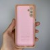 Силіконовий оригінальний чохол Samsung Galaxy A04S (2022) (ShutCam) (Персиковий)