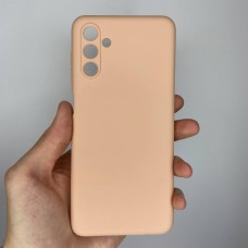 Силикон Original Case Samsung Galaxy A04S (2022) (ShutCam) (Персиковый)