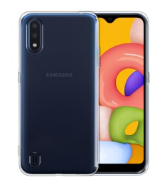 Силикон WS Samsung Galaxy A01 (2020) (прозрачный)