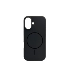 Силикон Original Round Case with MagSafe Apple iPhone 16 (19) Dark Grey