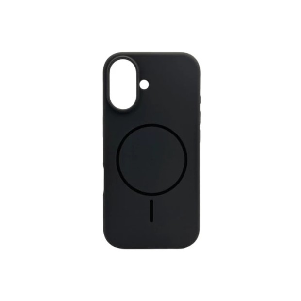 Силикон Original Round Case with MagSafe Apple iPhone 16 (19) Dark Grey