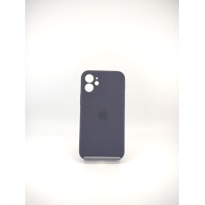 Силикон Original RoundCam Case Apple iPhone 12 Mini (Eggplant)