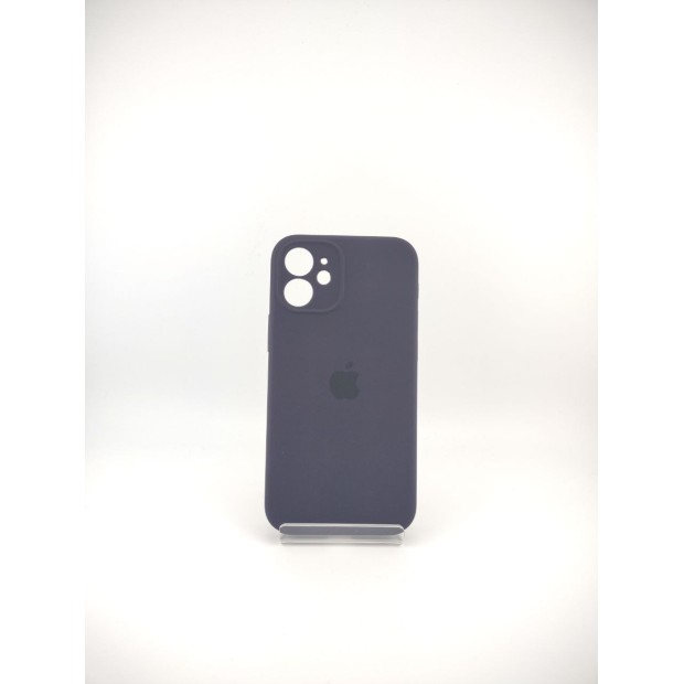 Силикон Original RoundCam Case Apple iPhone 12 Mini (Eggplant)