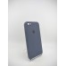 Силіконовий чохол Original Square RoundCam для Apple iPhone 6  /  6s (09) у кольорі Midnight Blue.