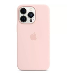 Силіконовий оригінальний круглий чохол для Apple iPhone 14 Pro (76) Пастельно-ро..