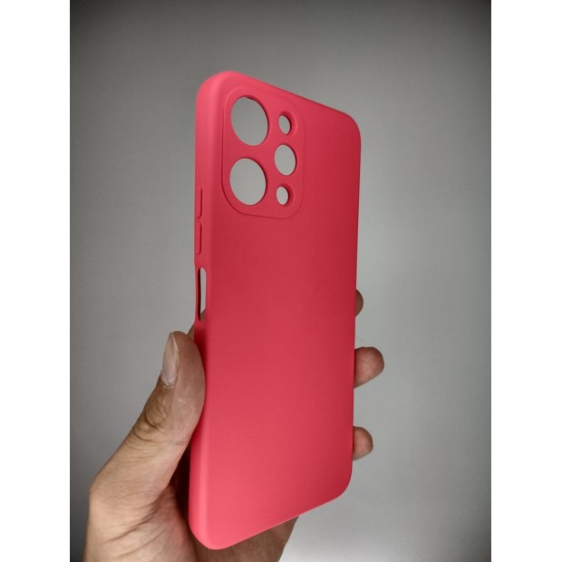 Силіконовий чохол Original Xiaomi Redmi 12 (ShutCam) (Фламінго)