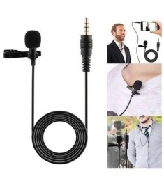Мікрофон петличний Lavalier JH-043 3.5mm Jack (Чорний)