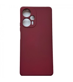 Силікон Original Xiaomi Poco F5 (ShutCam) (Бордовый)
