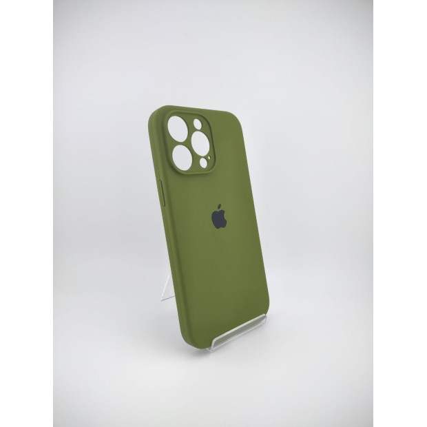 Силикон Original RoundCam Case Apple iPhone 14 Pro Max (46) Deep Green