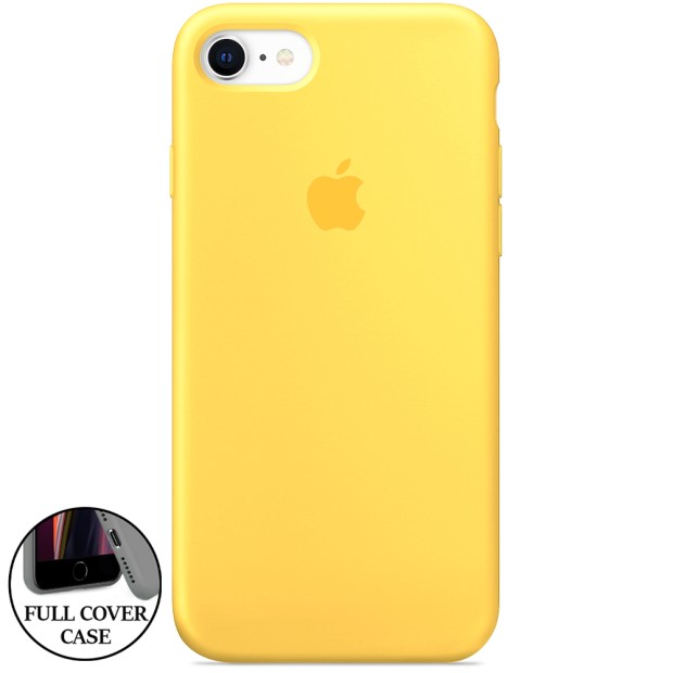 Силіконовий оригінальний чохол Apple iPhone 7  /  8 (13) жовтий.