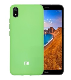 Силикон Original 360 Case Logo Xiaomi Redmi 7A (Зелёный)