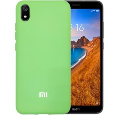 Оригінальний силіконовий чохол 360 з логотипом для Xiaomi Redmi 7A (Зелений)