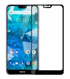 Захисне скло 5D Standard Nokia 7.1 Чорне