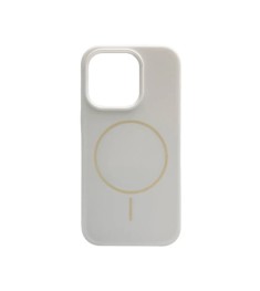 Силикон Original Round Case with MagSafe Apple iPhone 15 Pro (17) Antique White