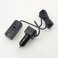 FM - модулятор DC TC-21 Bluetooth 5V/12V/24V/6.2A (Чёрный) D