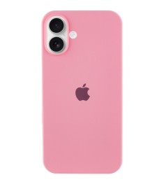 Силіконовий оригінальний чохол для Apple iPhone 16 (14) рожевий