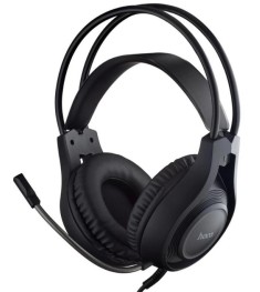 Дротові накладні навушники-гарнітура Hoco W106 Tiger (Чорний)