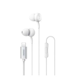 Провідні навушники-гарнітура вакуумні Remax RM-510i (Lightning) (Білий)