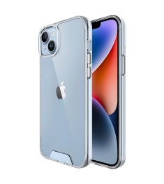 Силіконовий чохол Space Case Premium для Apple iPhone 14 Plus (Прозорий)