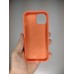 Силіконовий оригінальний чохол круглої форми для Apple iPhone 15 (Apricot).