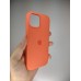 Силіконовий оригінальний чохол круглої форми для Apple iPhone 15 (Apricot).