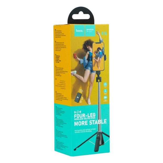 Штатив-монопод для съемки Hoco K18 (Чёрный)