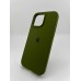 Силіконовий оригінальний чохол для Apple iPhone 16 Pro Max (46) глибокого зеленого кольору