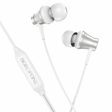 Wired in-ear headset Borofone BM73 Platinum (White)