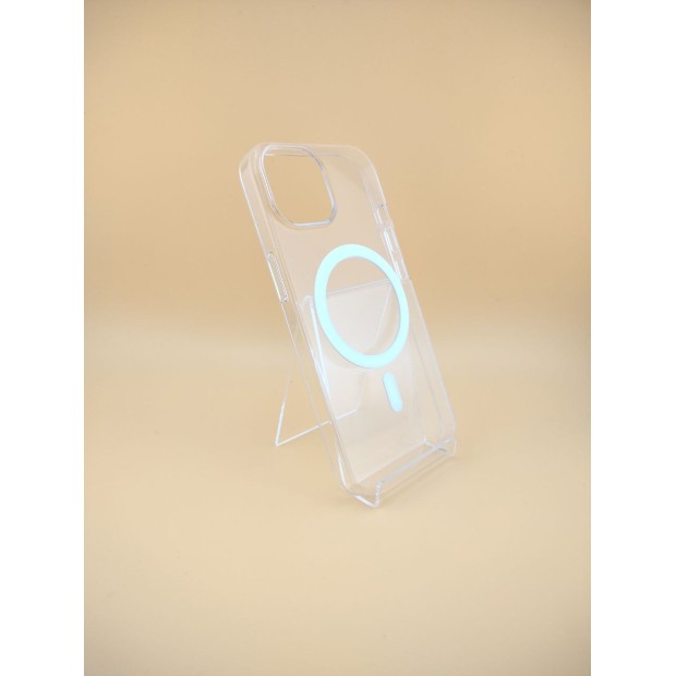 Чохол Clear Case Premium with MagSafe Apple iPhone 15 (Прозорий)