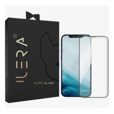 Защитное стекло iLera DeLuxe Frosted Apple iPhone 13 / 13 Pro / 14 / 16E (Black) iLDelFr16E