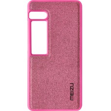 Силіконовий чохол Textile Meizu Pro 7 (Рожевий)