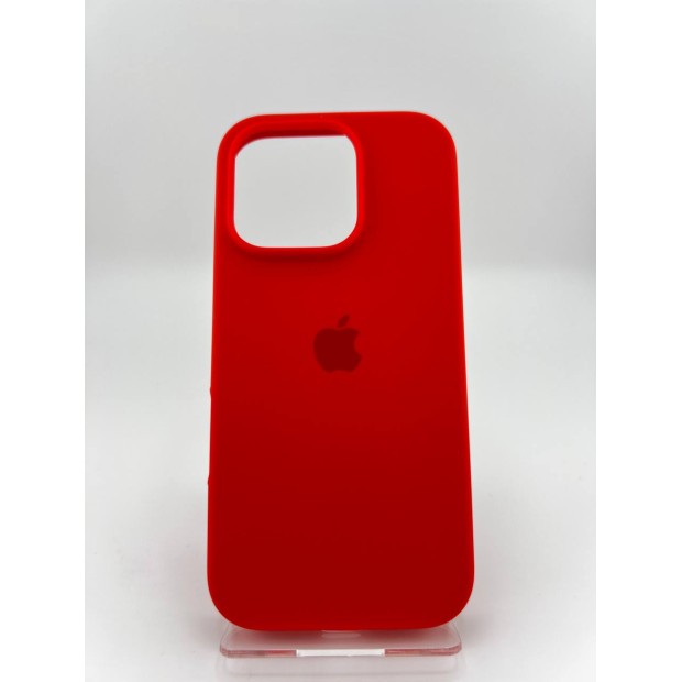 Силіконовий оригінальний чохол для Apple iPhone 16 Pro (05) Product RED
