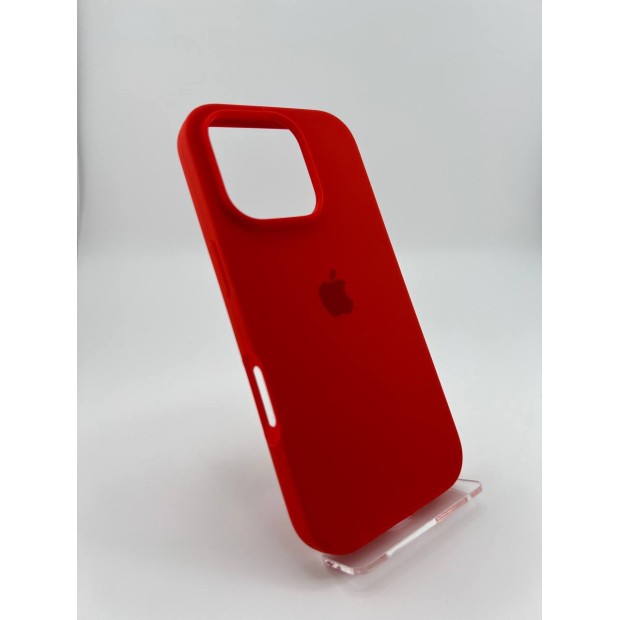 Силіконовий оригінальний чохол для Apple iPhone 16 Pro (05) Product RED