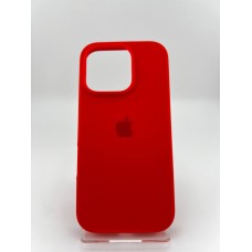 Силикон Original Round Case Apple iPhone 16 Pro (05) Product RED