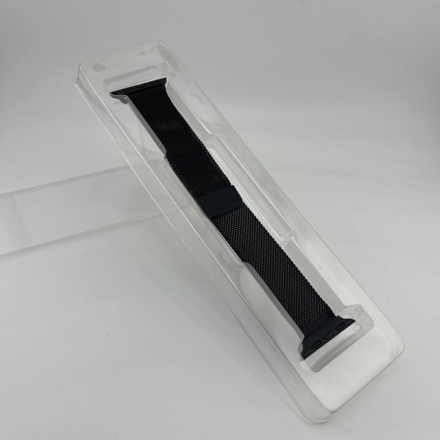 Ремінець Milanese Loop для Apple Watch 38  /  40  /  41  /  SE (Чорний)