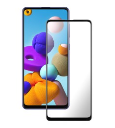 Захисне скло 5D Japan HD для Samsung Galaxy A21S (2020) Чорне