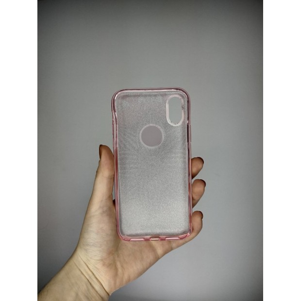 Силикон Glitter Apple iPhone X / XS (Lily)