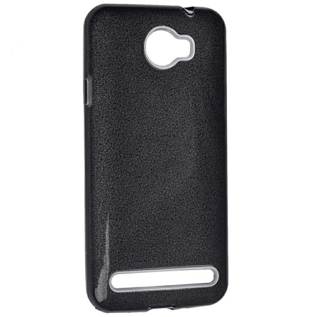 Силіконовий чохол з глітером для Huawei Y5-2 (Чорний)