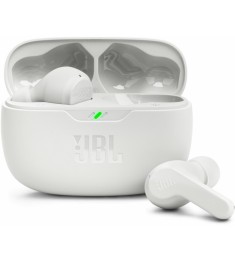 Бездротові вакуумні навушники-гарнітура JBL Wave Beam (Білі) JBLWBEAMWHT
