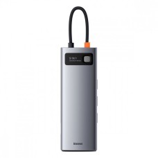 Переходник USB HUB Baseus Baseus Metal Gleam Series 9-in-1 (Type-C) (Серый) CAHUB-CU0G