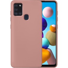 Силікон Original 360 Case Samsung Galaxy A21S (Пудровий)